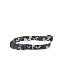 Collare Complete me Misura large 43-73 cm /2 cm Beige nero. Guinzagli e Collari per cani.