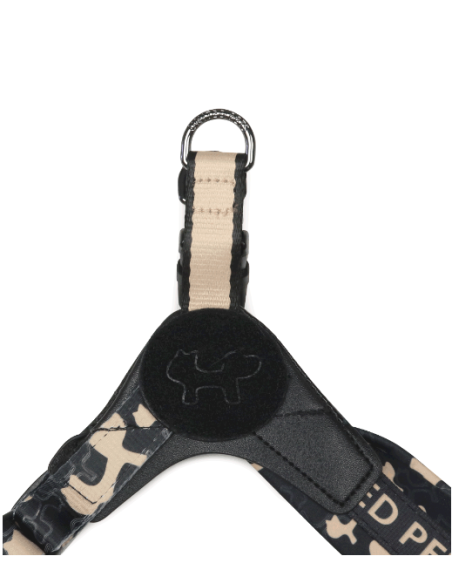 Pettorina Complete me mis . 0,5 25-33  cm  1/2,5 kg Nero /Beige . Guinzagli e Collari per cani.