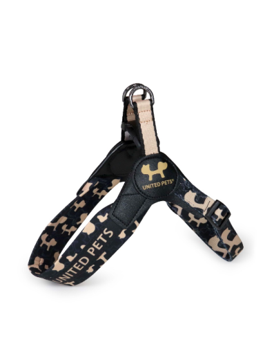 Pettorina Complete me mis . 1 28-38 cm  2/3 kg Nero /Beige . Guinzagli e Collari per cani.