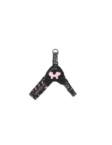 Pettorina Complete Me Mis . 1 28-38 cm 2/3 kg . Camouflage Rosa . Guinzagli e Collari per cani .