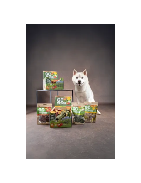 Veggie Dino Con Mele 8 pezzi 120 gr. Snack Per Cani .