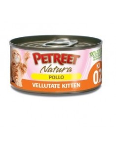 PETREET NAT. KITTEN LE VELLUTATE POLLO GR.60