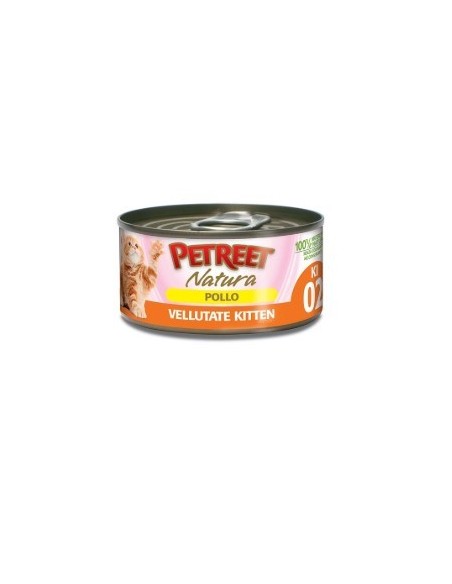 PETREET NAT. KITTEN LE VELLUTATE POLLO GR.60