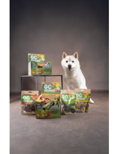 Veggie Dino Con Fragola 8 pezzi 120 gr. Snack per cani . 2