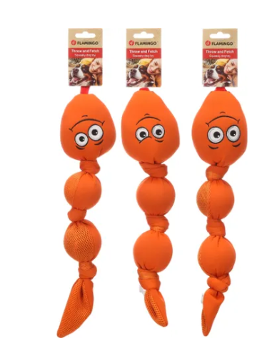 Gioco Serpente Snala Arancione misura small. Giochi per cani .