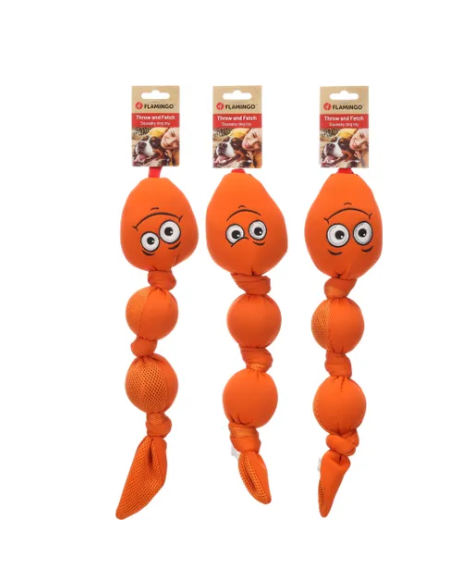 Gioco Serpente Snala Arancione misura small. Giochi per cani .