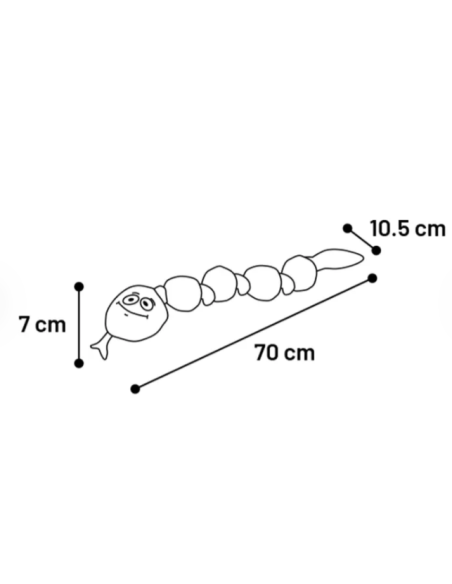 Gioco Serpente Snala Rosa . Giochi per cani.