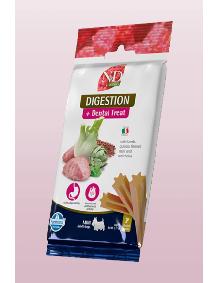 N&D Treats Quinoa Digestion Adult Mini GR.60. Snack Per cani .