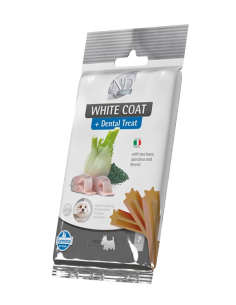 N&D Treats White dog Sea Bass Riso e Spirulina Adult Mini GR.60. Snack per cani 2
