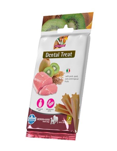 N&D Treats Dog Tropical Selection Maiale Adult Medium Maxi gr.110. Snack per Cani