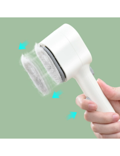 Toby Pet Verde Spazzola Con Lampada . Toelettatura per cani.