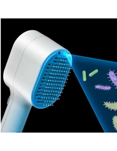 Toby Pet Verde Spazzola Con Lampada . Toelettatura per cani.