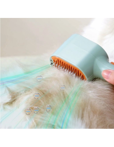 Toby Pet Verde Spazzola Con Lampada . Toelettatura per cani.