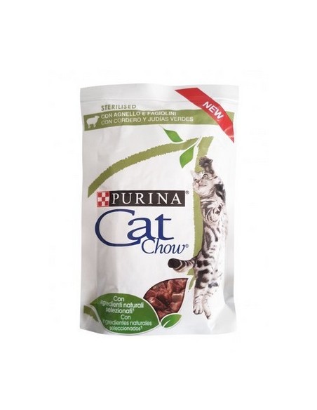 PURINA CAT CHOW BUSTA STERILISED AGNELLO E FAGIOLINI GR.85 PROMO