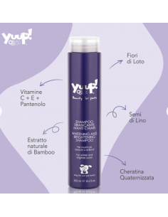 Yuup Shampoo Sbiancante Manti Chiari ml 250. Toelettatura per cani . 2