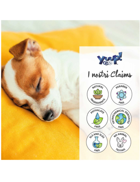 Yuup Shampoo Cuccioli e Pelli Sensibili ml 250. Toelettatura per cani.