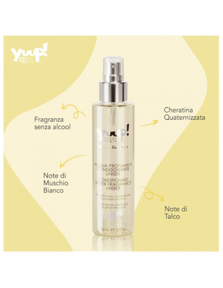 Yuup Acqua Profumata Condizionante Unisex Ml 150. Toelettatura per cani.