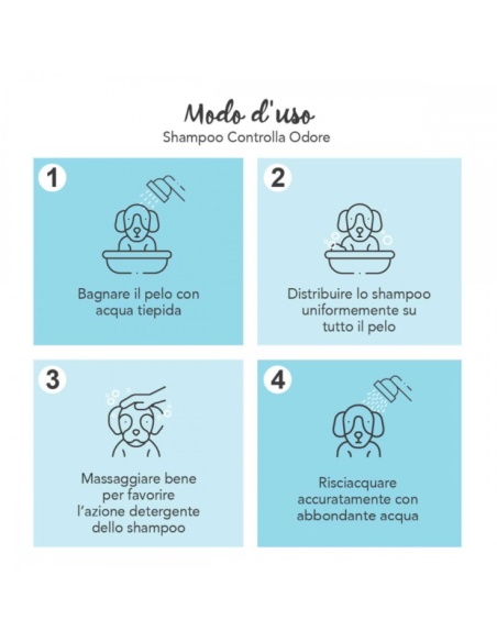 Yuup Shampoo Controlla Odore ml 250. Toelettatura per cani