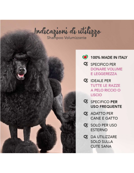 Yuup Shampoo Volumizzante ml 250. Toelettatura per cani