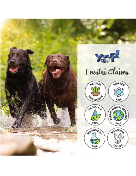 Yuup Shampoo Manti Scuri ml 250. Toelettatura per cani