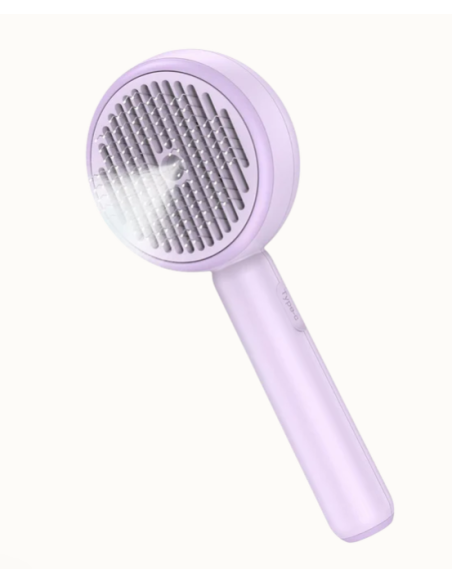 Vapy Pro Spazzola Con Nebulizzatore a Freddo Lilla . Toelettatura per cani.