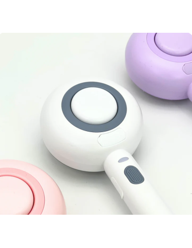 Vapy Pro Spazzola Con Nebulizzatore a Freddo Rosa. Toelettatura per cani.