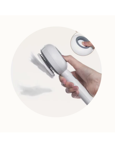 Vapy Pro Spazzola Con Nebulizzatore a Freddo Rosa. Toelettatura per cani.