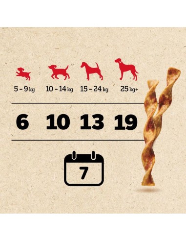 Pedigree Ranchos Twist con Pollo Naturale gr.60. Snack per cani