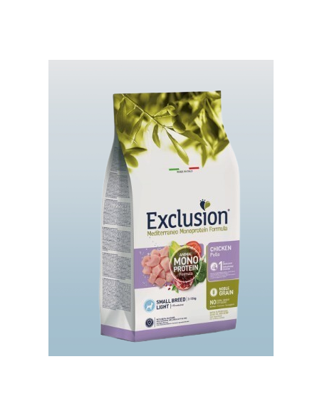 Exclusion Mono Noble Grain Light Small kg 2. Crocchette per cani