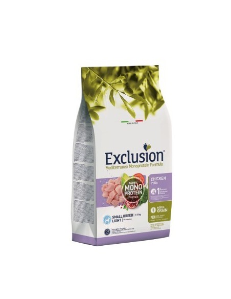 Exclusion Mono Noble Grain Light Small kg 2. Crocchette per cani