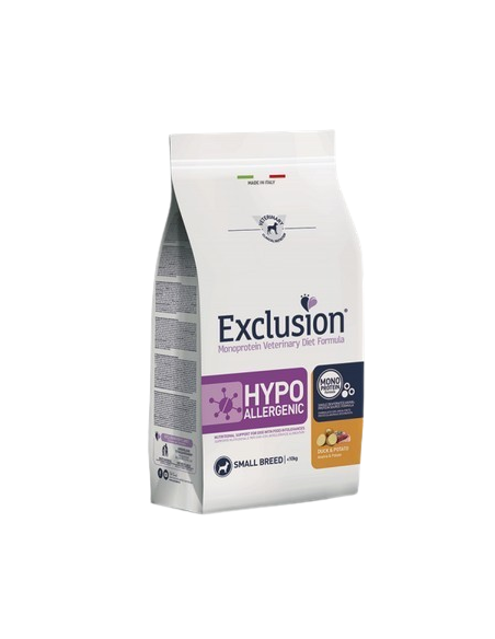 Exclusion Diet Hypoallergenic Anatra e Patate Small Breed kg . Diete Cibo Secco Per Cani