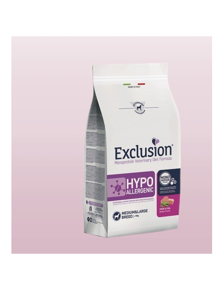 Exclusion Diet Hypoallergenic Maiale e Piselli kg 2. Diete . Cibo Secco per cani