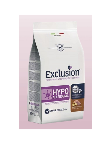 Exclusion Diet Hypoallergenic Coniglio e patate Small Breed kg 2. Diete . Cibo Secco Per Cani