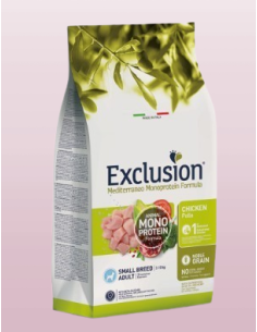 Exclusion Mono Noble Grain Pollo Small Breed kg 2 . Diete Cibo Secco Per Cani 2