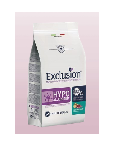Exclusion Diet Hypoallergenic  Cervo e Patate small breed kg 2. Diete . Cibo Secco Per Cani