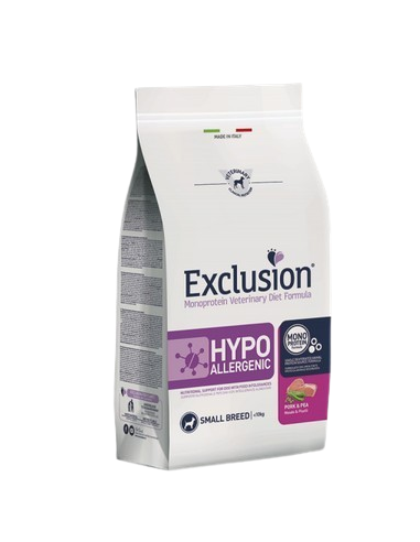 Exclusion Diet Hypoallergenic Maiale E piselli Small kg 2. Diete. Cibo Secco Per Cani