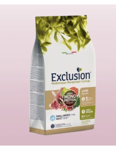 Exclusion Mono Noble Grain Agnello Small Breed gr 500. Crocchette per cani 2