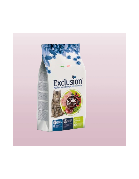 Exclusion Monoproteico Pollo kg 1,5. Crocchette per Gatti