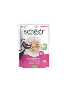 Schesir Cat Busta Pollo Con Prosicutto in Jelly gr 85. Mangime Umido per Gatti 2