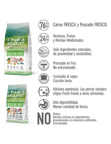 Arquivet Fresh Puppy Junior Salmone e Tacchino kg 10. Puppy