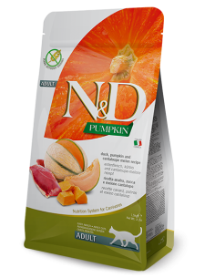 Natural and Delicious Pumpink Gatto Grain free Zucca Anatra e Melone kg 5. Cibo Secco per gatti