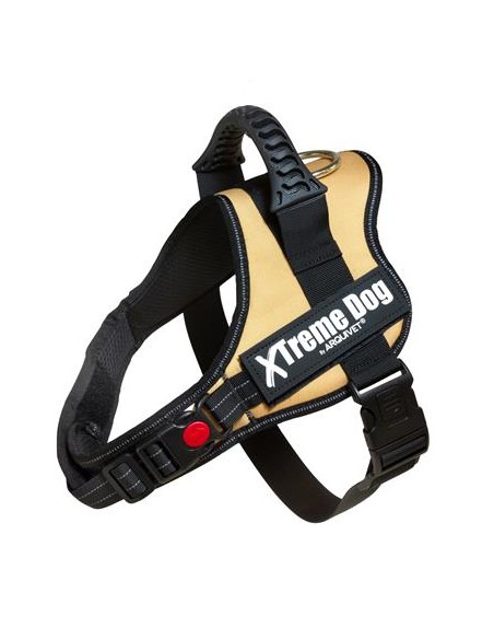 Pettorina Extreme Dog Taglia Large Caramello. Arquivet . Collari e Guinzagli per cani.