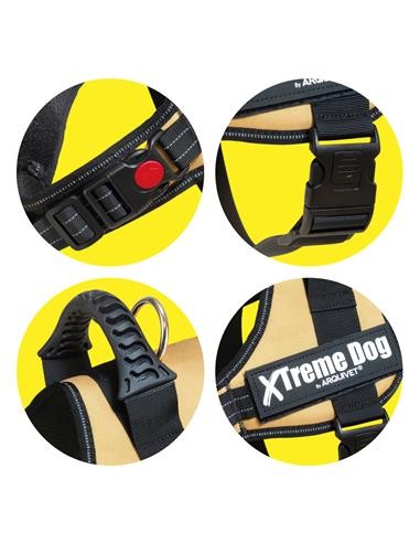 Pettorina Extreme Dog Taglia Large Caramello. Arquivet . Collari e Guinzagli per cani.
