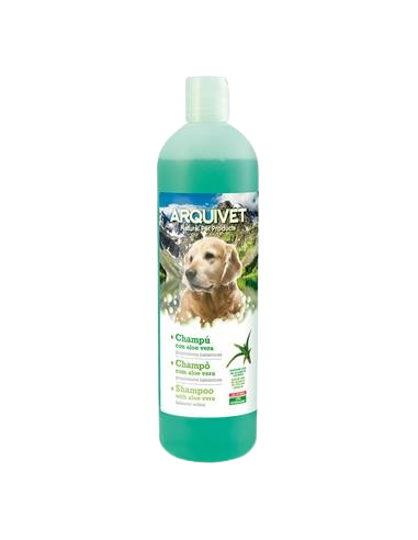 Shampoo All'aloe Vera Calmante Arquivet ml 250. Toelettatura per cani.