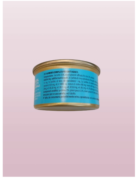 Schesir Tonnetto Orientale Gr.85 Cibo Umido per Gatti Adulti al gusto Tonnetto, lattina da 85 gr.