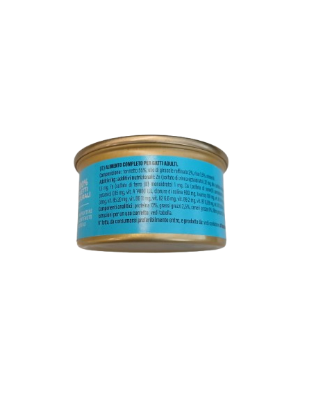 Schesir Tonnetto Orientale Gr.85 Cibo Umido per Gatti Adulti al gusto Tonnetto, lattina da 85 gr.