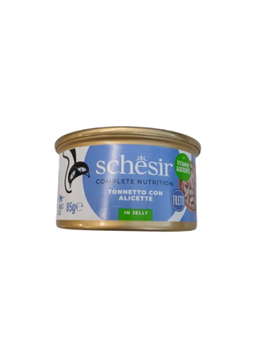 Schesir Tonnetto con Alicette Gr.85 Cibo Umido per Gatti