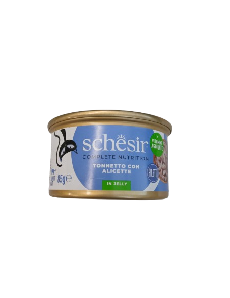 Schesir Tonnetto con Alicette Gr.85 Cibo Umido per Gatti