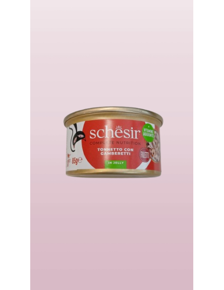Schesir Tonnetto con Gamberetti Gr.85 Cibo Umido per Gatti