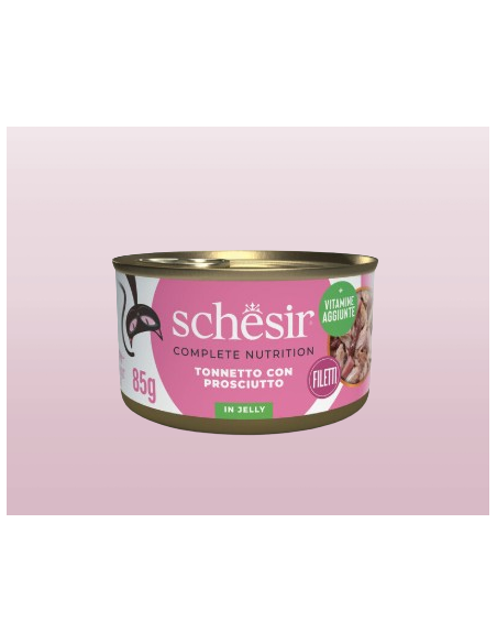 Schesir Tonnetto con Prosciutto 85 Gr. Cibo Umido per Gatti
